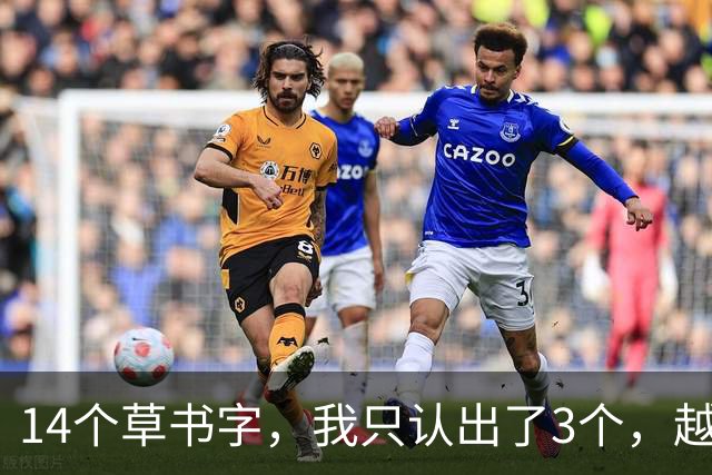 14个草书字，我只认出了3个，越看越上头的秘密是什么？